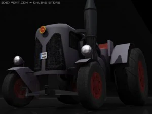 tractora 3D Model