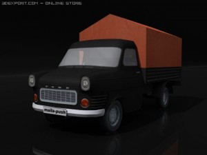 ford transitblack 3D Model