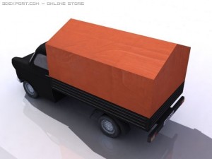 ford transitblack 3D Model