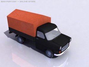 ford transitblack 3D Model