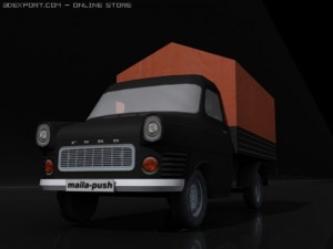 ford transitblack 3D Model