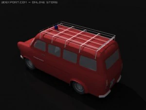 ford transitfire engine 3D Model