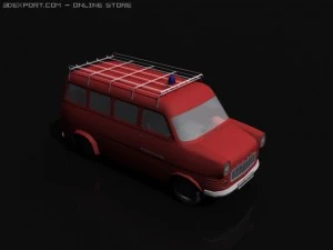 ford transitfire engine 3D Model