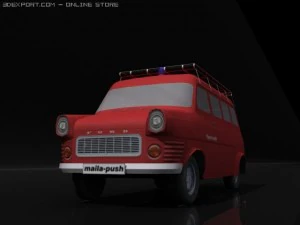 ford transitfire engine 3D Model