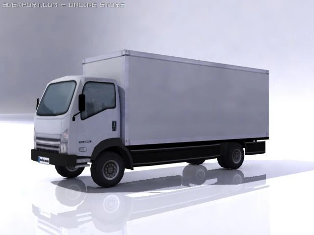 trucka 3D Model .c4d .max .obj .3ds .fbx .stl .blend
