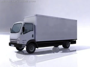 トラック 3Dモデル