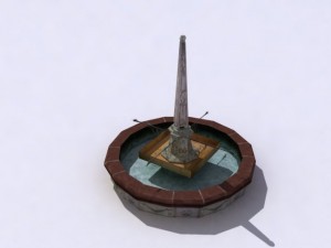 fountaine 3Dモデル