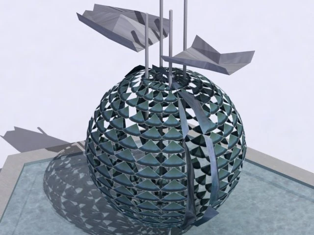 contemporaryfountainb 3D Model .c4d .max .obj .3ds .fbx .stl .blend 