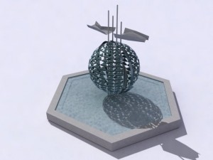 contemporaryfountainb 3D Модель