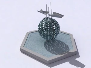 contemporaryfountainb 3D Model