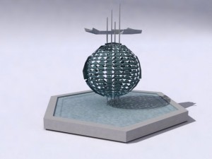 contemporaryfountainb 3D Модель