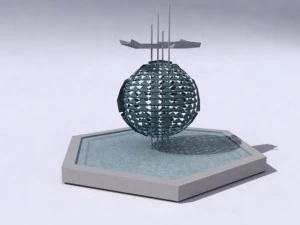 contemporaryfountainb 3D Model