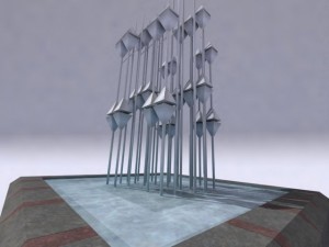 contemporaryfountainc Modello 3D