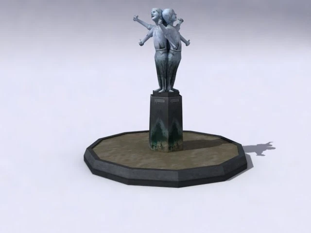 памятникскульптурада 3D Модель .c4d .max .obj .3ds .fbx .stl .blend 