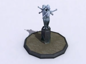 памятникскульптурада 3D Модель