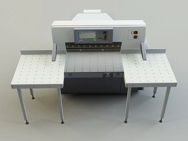 cutter machine 3D Model .c4d .max .obj .3ds .fbx .stl .blend 