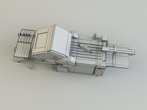 folding machine 3D Модель