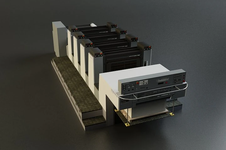offsetprinter 3D Model .c4d .max .obj .3ds .fbx .stl .blend 