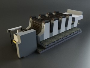 offsetprinter Model 3D