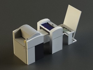 small offset printer Modelo 3D