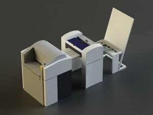 小型オフセット印刷機 3Dモデル