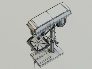 drill machine 3D Модель