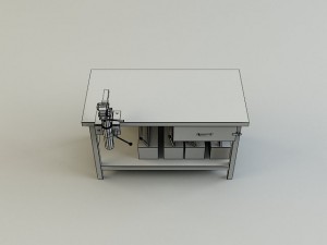 work bench Modello 3D