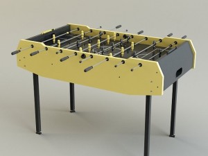 tablesoccer Modèle 3D