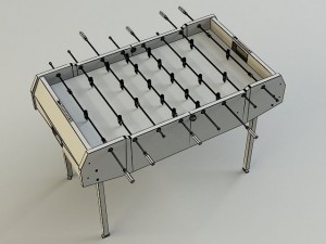 tablesoccer Modèle 3D