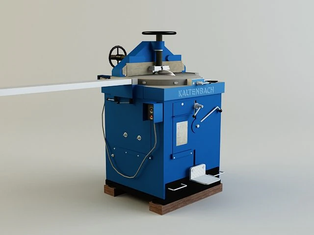 sawmachine 3D Model .c4d .max .obj .3ds .fbx .stl .blend 