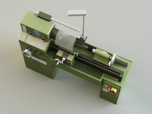 turning machine 3D Model