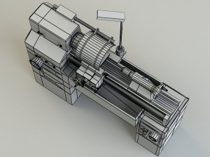 turning machine 3D Model