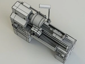 turning machine 3D Model