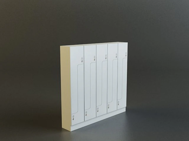 lockers 3D Model .c4d .max .obj .3ds .fbx .stl .blend