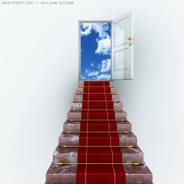 open door to a dreamy place 3Dモデル .c4d .max .obj .3ds .fbx .stl .blend 