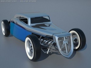 hot rod inspired by chevrolet e85 3D 모델