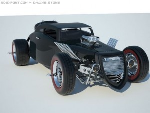 hot rod 3D Model