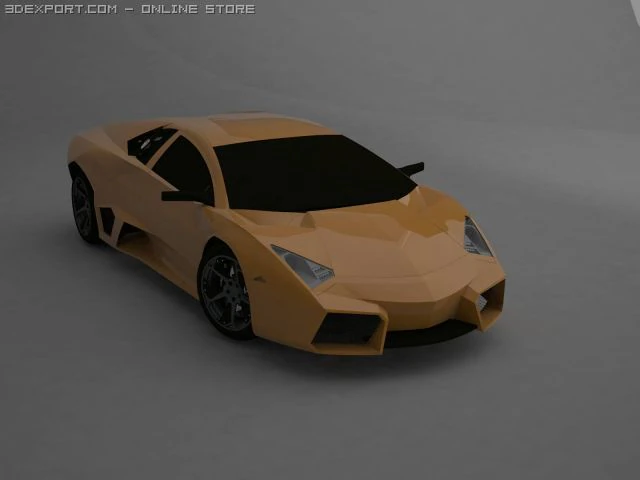 lamborghini reventon 3D Model .c4d .max .obj .3ds .fbx .stl .blend 