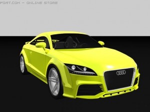 audi tt rs Modello 3D