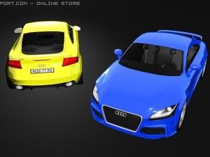 audi tt rs Modèle 3D