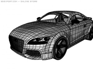 audi tt rs Modèle 3D