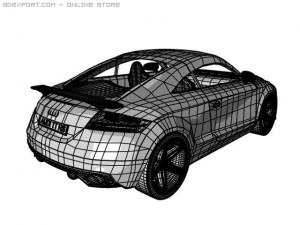 audi tt rs Modèle 3D