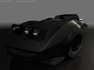 chevrolet corvette c3 3D Модель