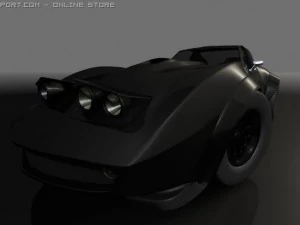 chevrolet corvette c3 3D Model