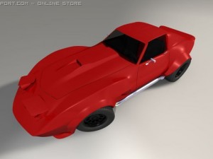 chevrolet corvette c3 3D Модель