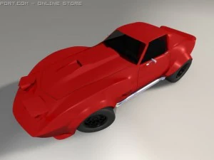 chevrolet corvette c3 3D Model