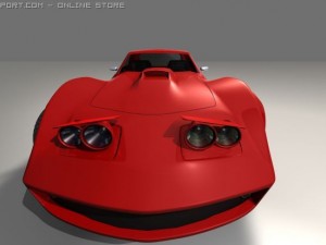 chevrolet corvette c3 3D Модель