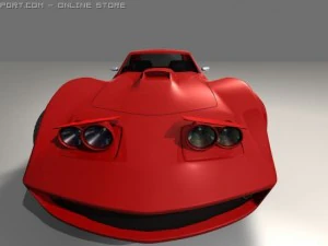 chevrolet corvette c3 3D Model