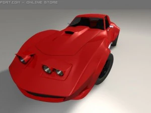 chevrolet corvette c3 3D Model