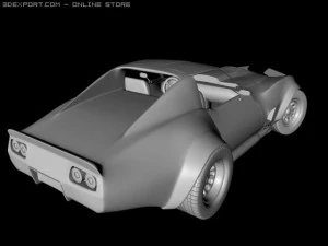 chevrolet corvette c3 3D Model